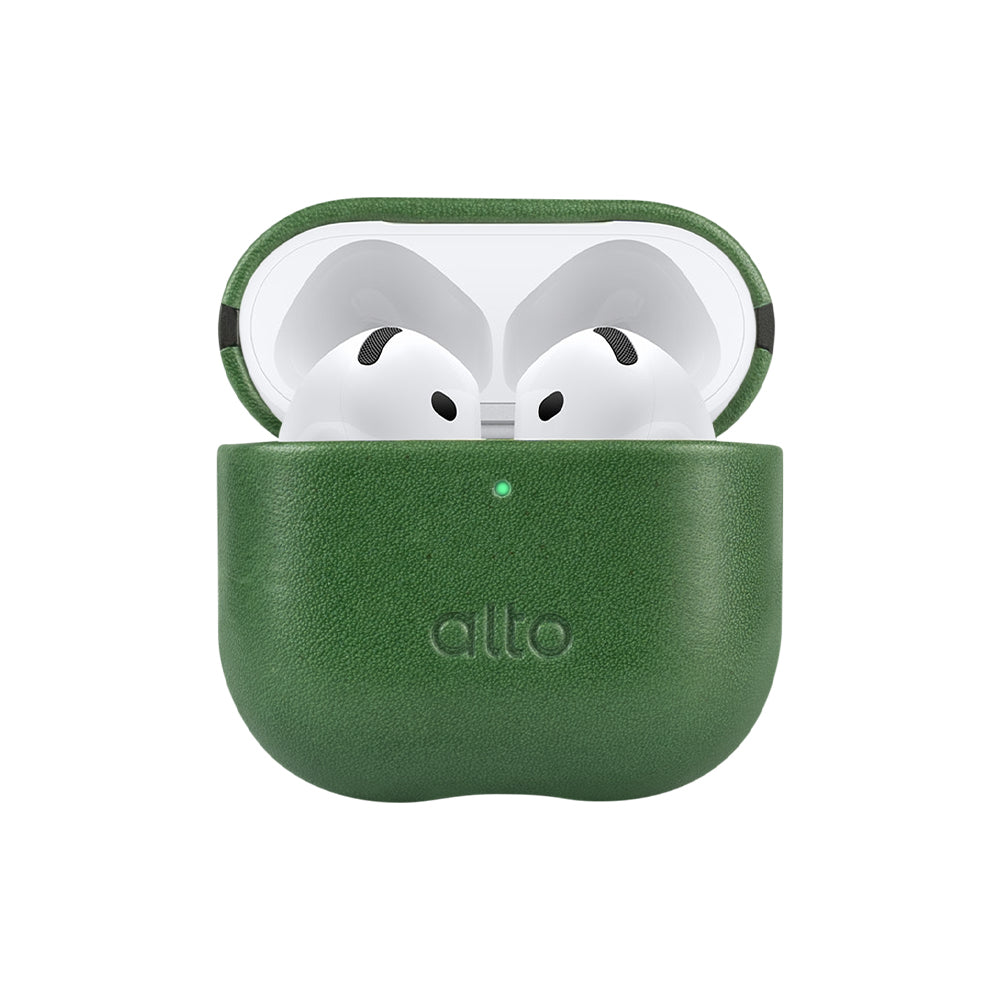 AirPods 4 Leather Case - Forest Green