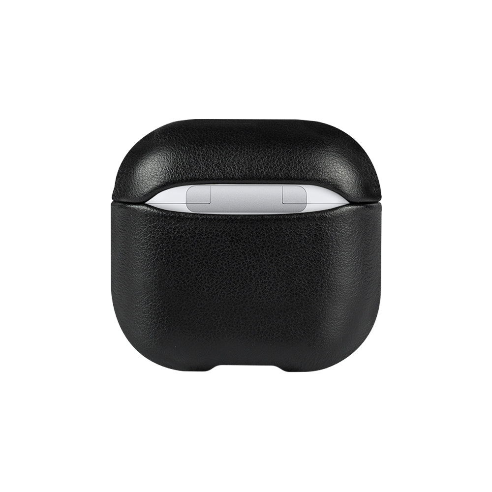 AirPods 4レザーケース - レイヴンブラック