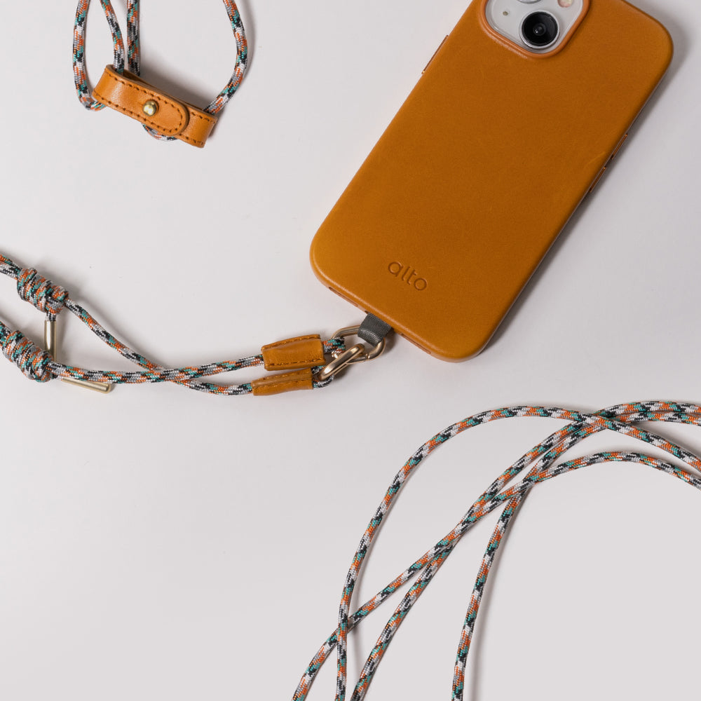 Phone Lanyards Connector + 4mm Comfort Nylon Strap – Candy Camouflage
