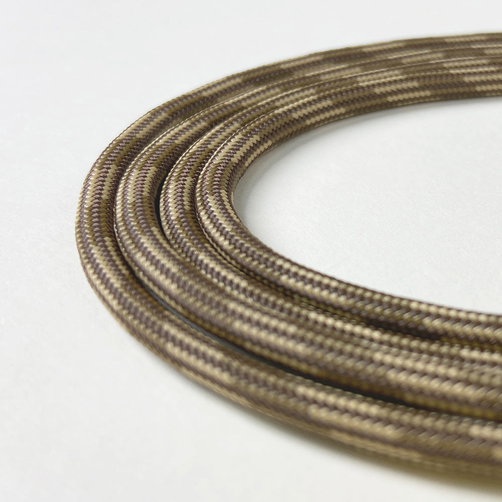 Phone Lanyards Connector + 4mm Comfort Nylon Strap – Linen Brown