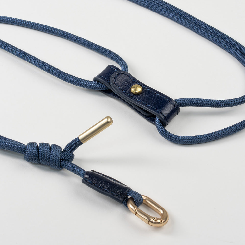 Phone Lanyards Connector + 4mm Comfort Nylon Strap – Navy Blue