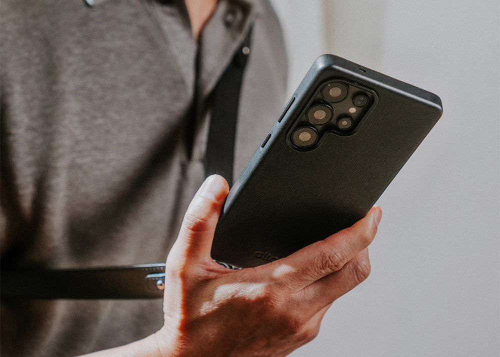 Samsung Galaxy S25 Ultra Clop MagSafe Leather Case - Raven Black