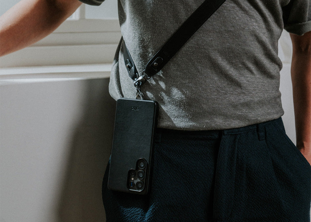 Samsung Galaxy S25 Ultra Clop MagSafe Leather Case - Raven Black