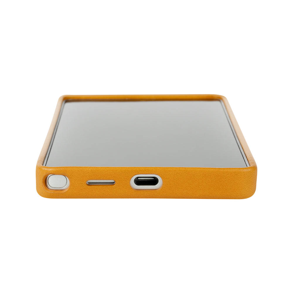 Samsung Galaxy S25 Ultra Clop Magsafe Leather Case -Caramel Brown