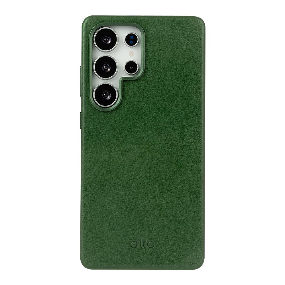 Samsung Galaxy S25 Ultra Clop MagSafe Leather Case - Forest Green