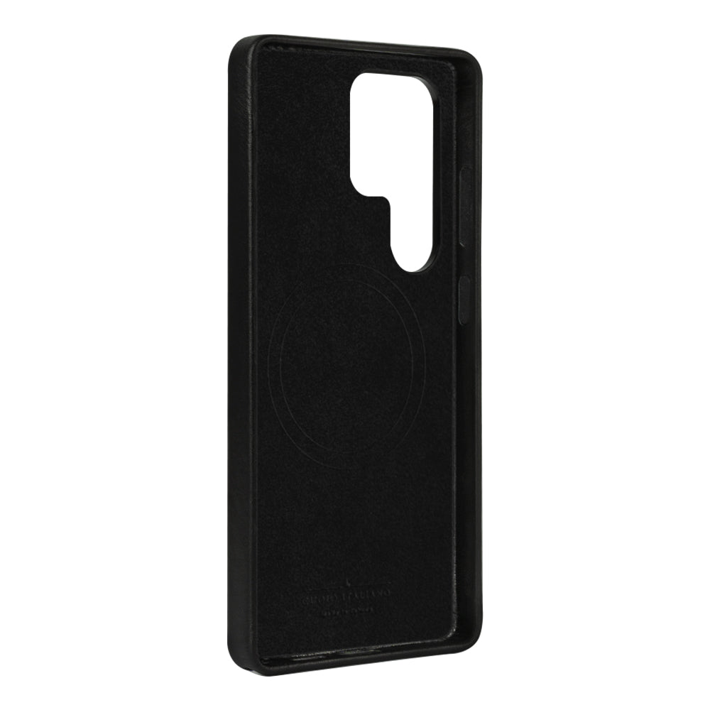 Samsung Galaxy S25 Ultra Clop MagSafe Leather Case - Raven Black