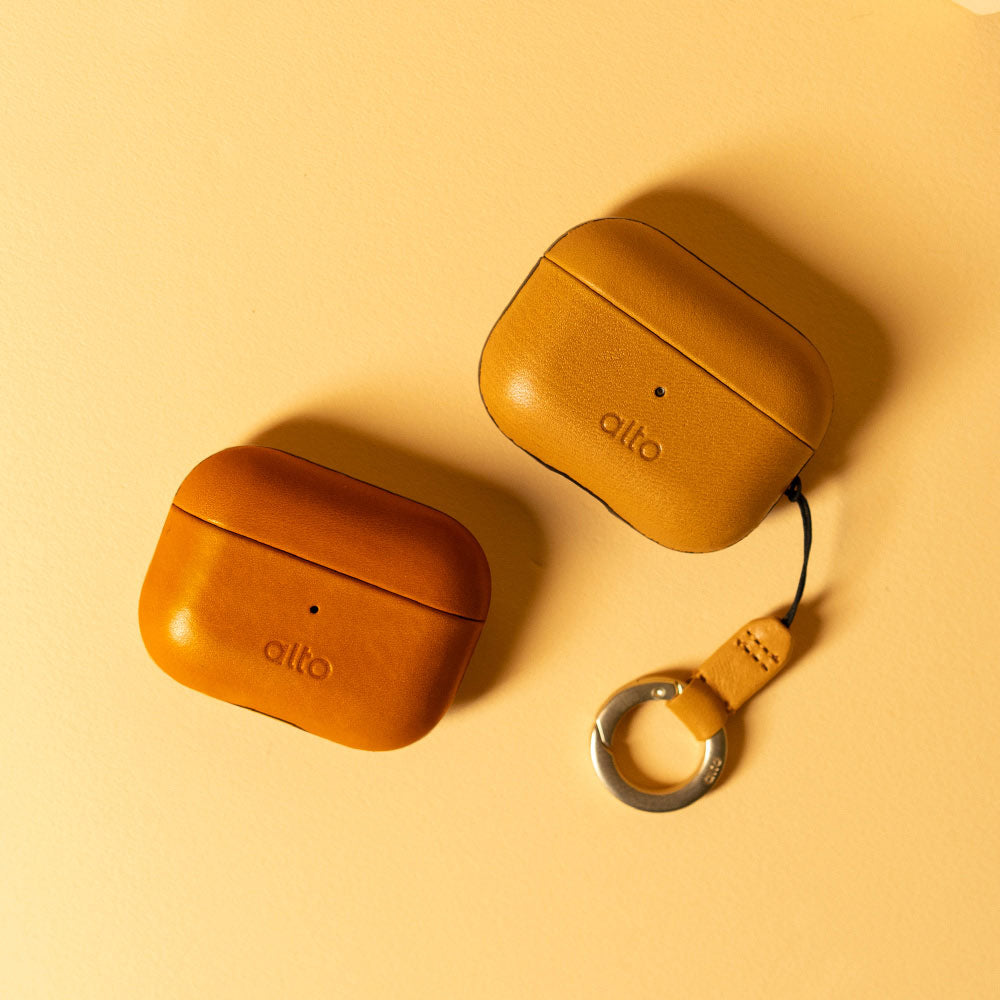 AirPods Pro 2レザーケース - キャラメルブラウン