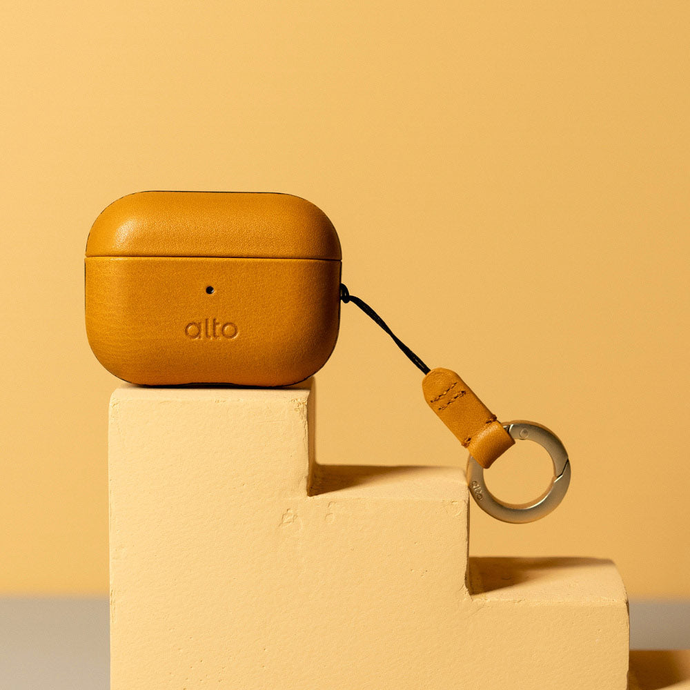 AirPods Pro 2レザーケース - キャラメルブラウン