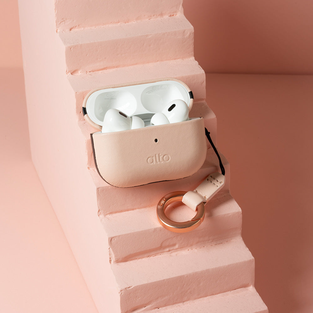 AirPods Pro 2 Leather Case  - Misty Pink