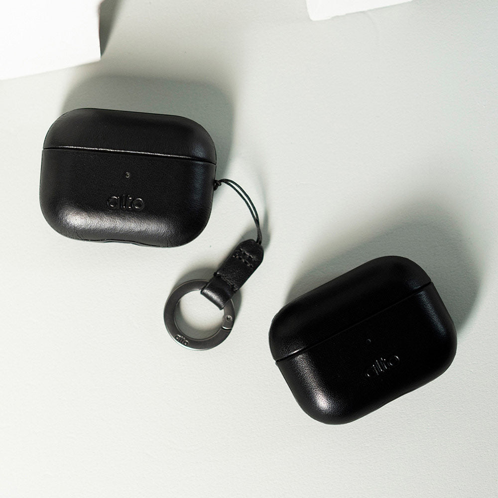 AirPods Pro 2 Leather Case  - Raven Black