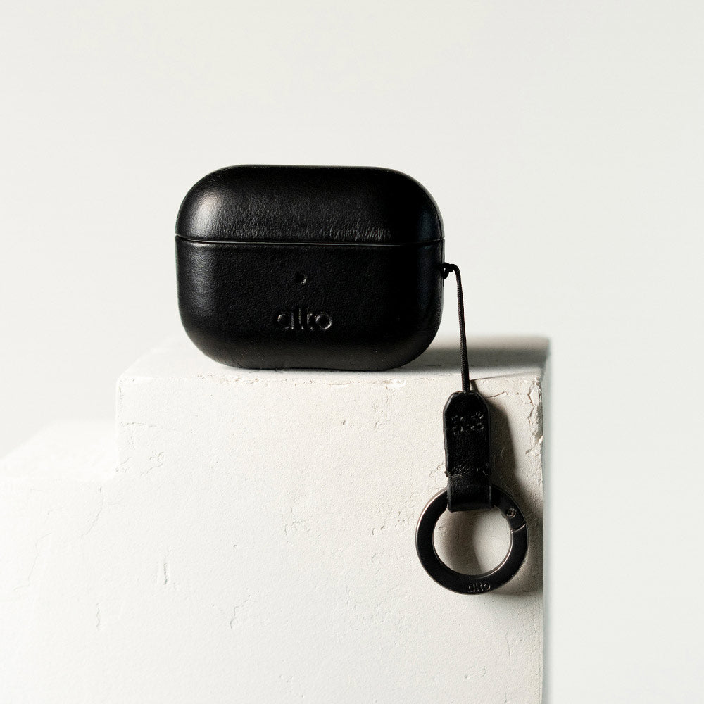 AirPods Pro 2 Leather Case  - Raven Black
