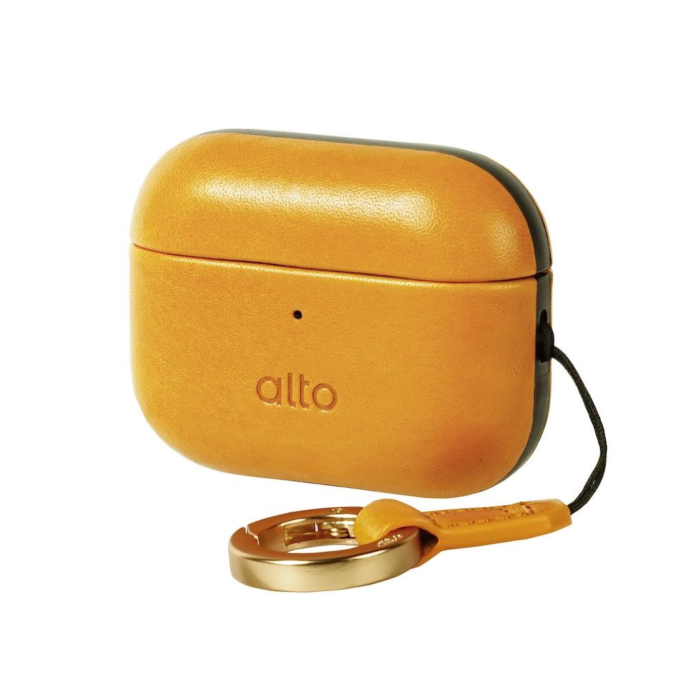 AirPods Pro 3 Leather Case - Caramel Brown