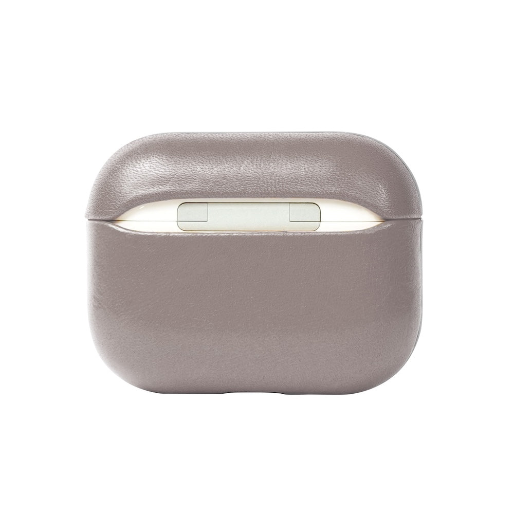 AirPods Pro 3 Leather Case - Cement Gray
