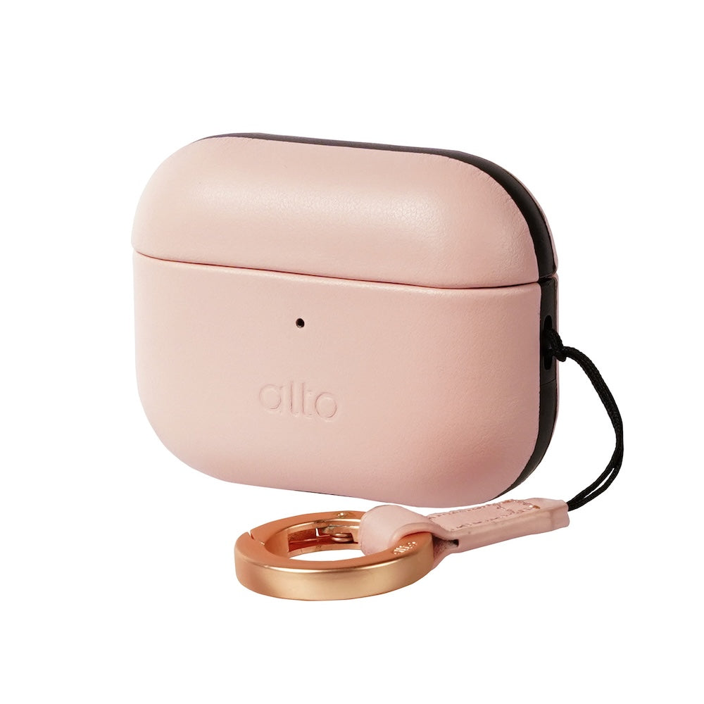 AirPods Pro 3 Leather Case - Misty Pink: Keychain Included