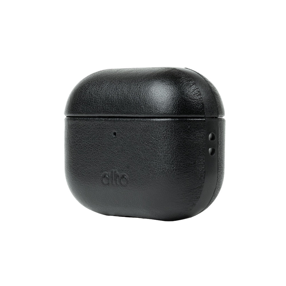 AirPods Pro 3 Leather Case - Raven Black