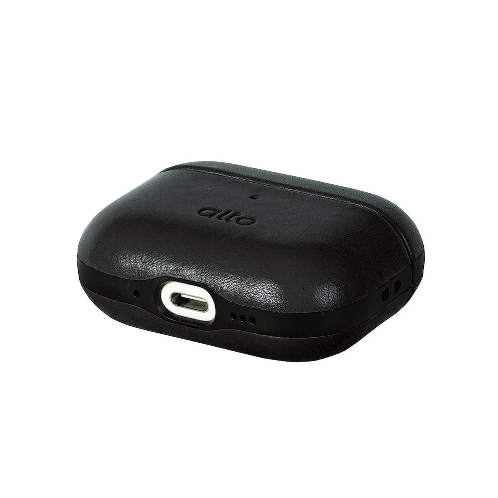 AirPods Pro 3 Leather Case - Raven Black