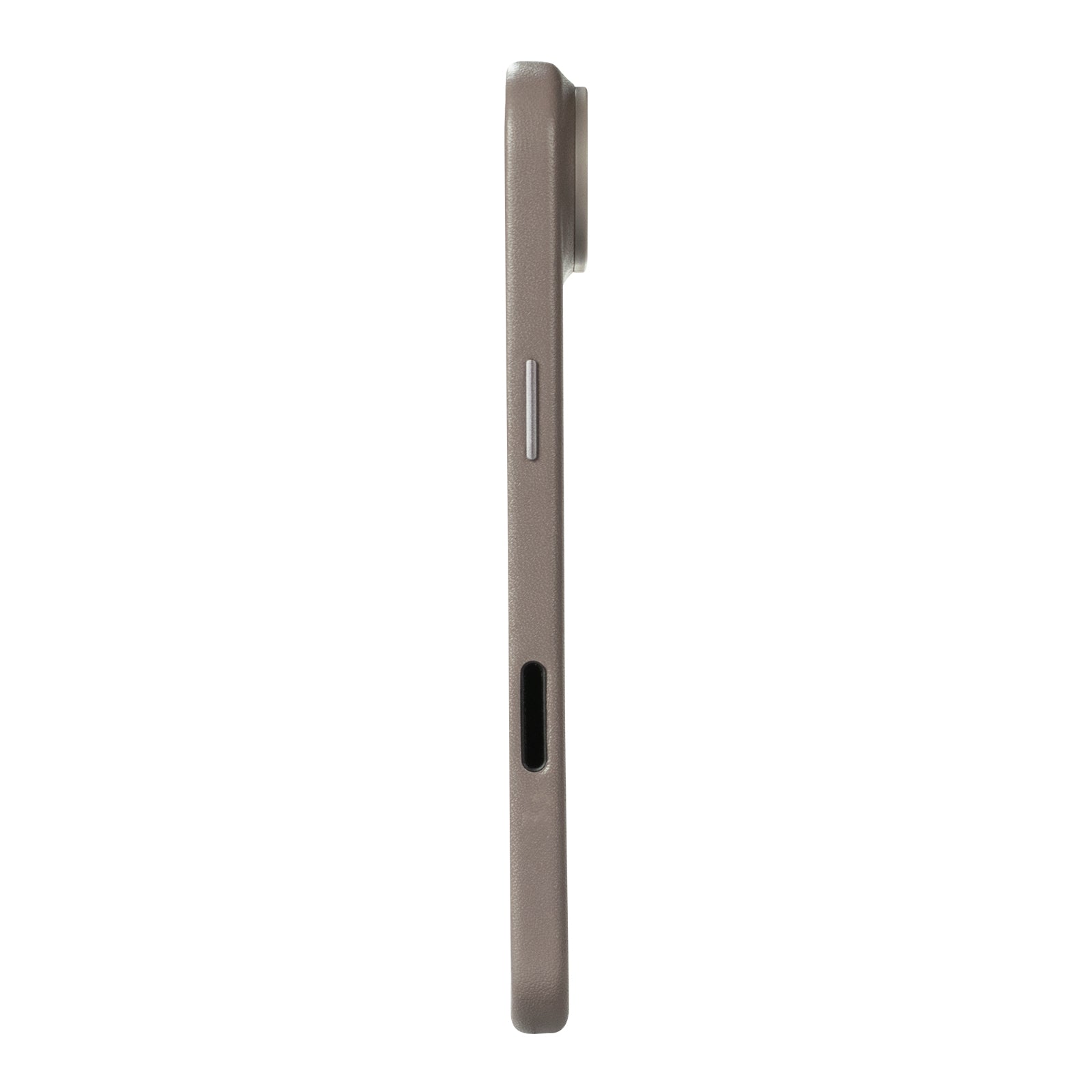 iPhone 17 Air - Clop Magnetic Leather Case - Cement Gray