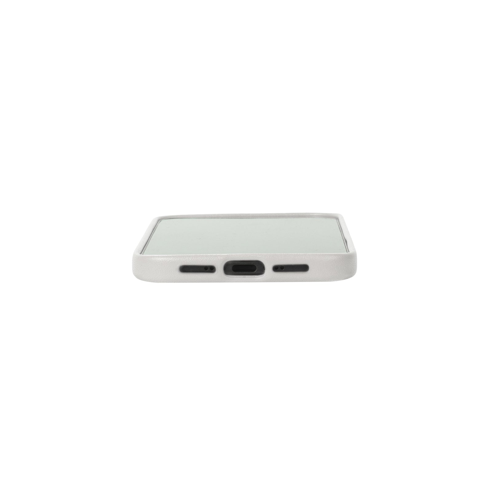 iPhone 17 Air - Clop Magnetic Leather Case - Forst White