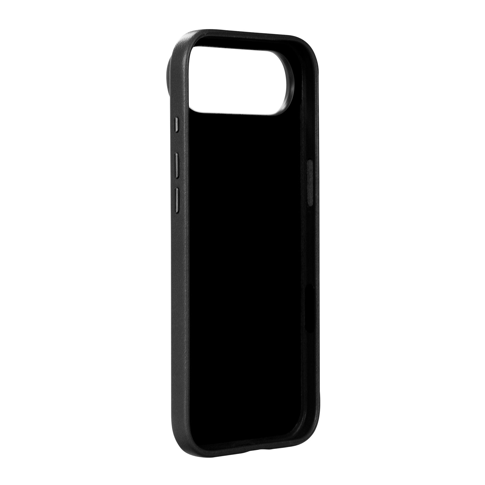 iPhone 17 Air - Clop Magnetic Leather Case - Raven Black