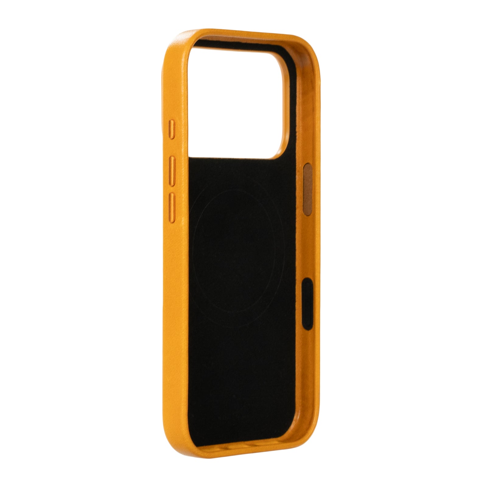 iPhone 17 Pro - Clop Magnetic Leather Case - Caramel Brown
