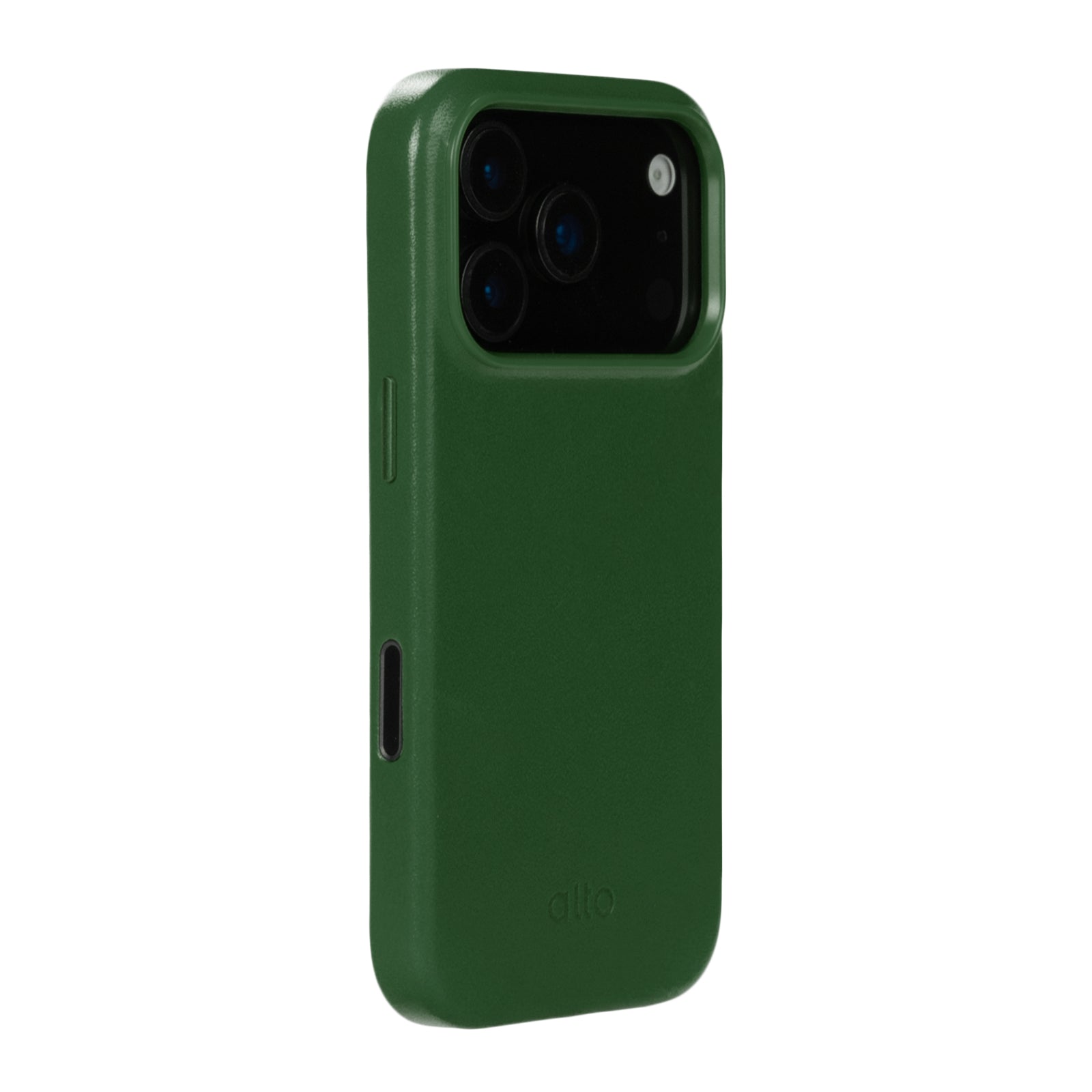 iPhone 17 Pro - Clop Magnetic Leather Case - Forest Green
