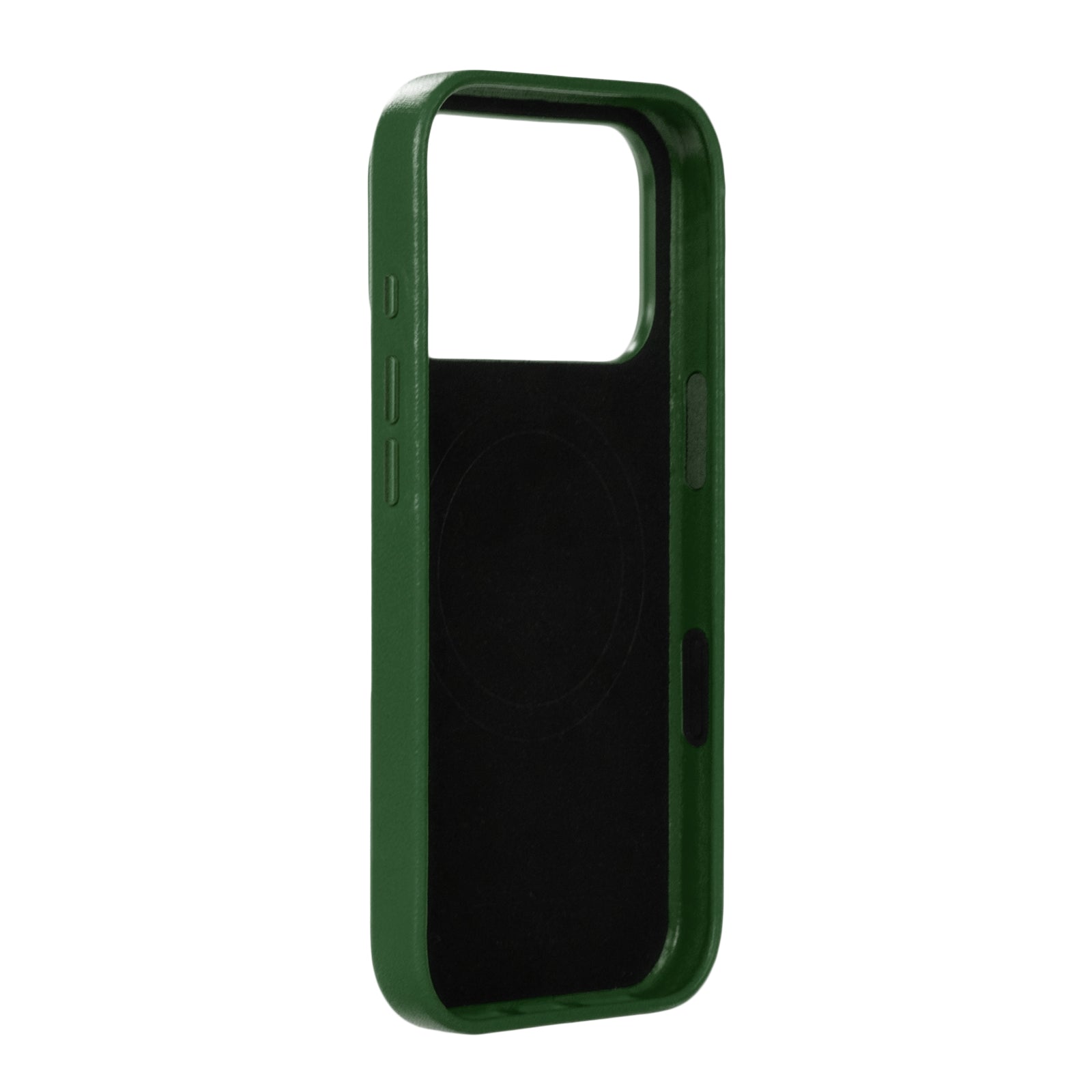 iPhone 17 Pro - Clop Magnetic Leather Case - Forest Green