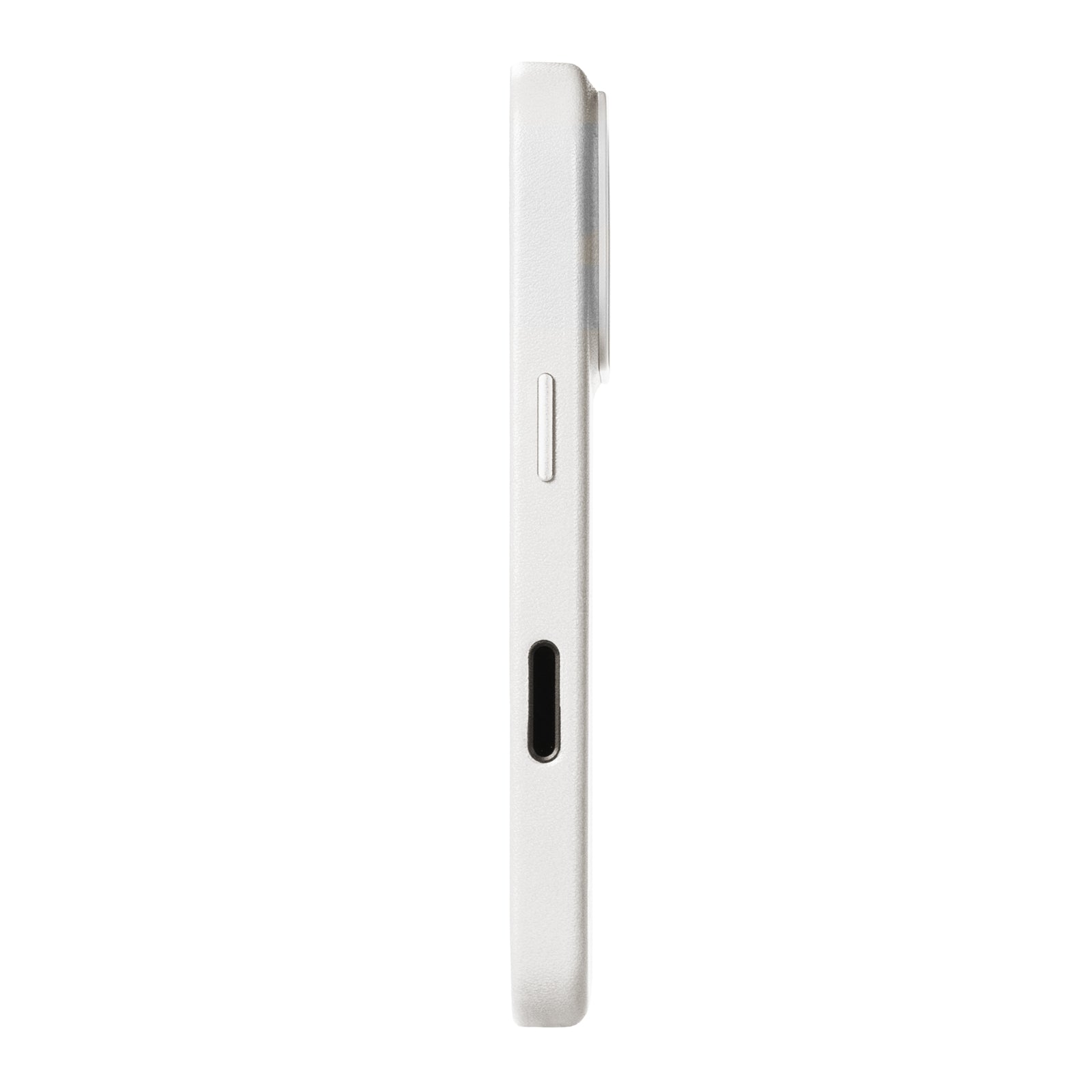 iPhone 17 Pro - Clop Magnetic Leather Case - Forst White