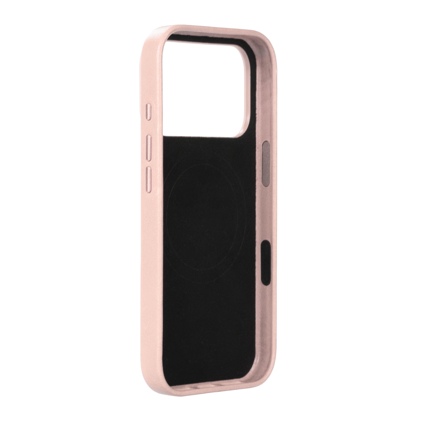 iPhone 17 Pro - Clop Magnetic Leather Case - Misty Pink