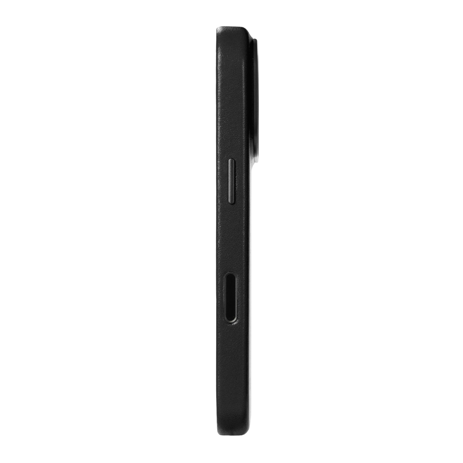iPhone 17 Pro - Clop Magnetic Leather Case - Raven Black