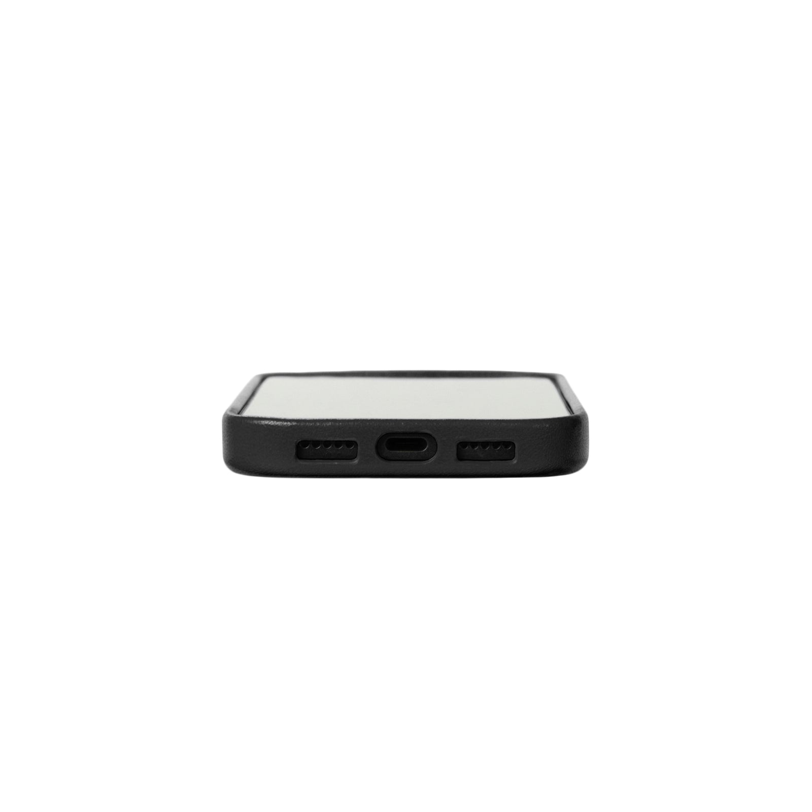 iPhone 17 Pro - Clop Magnetic Leather Case - Raven Black