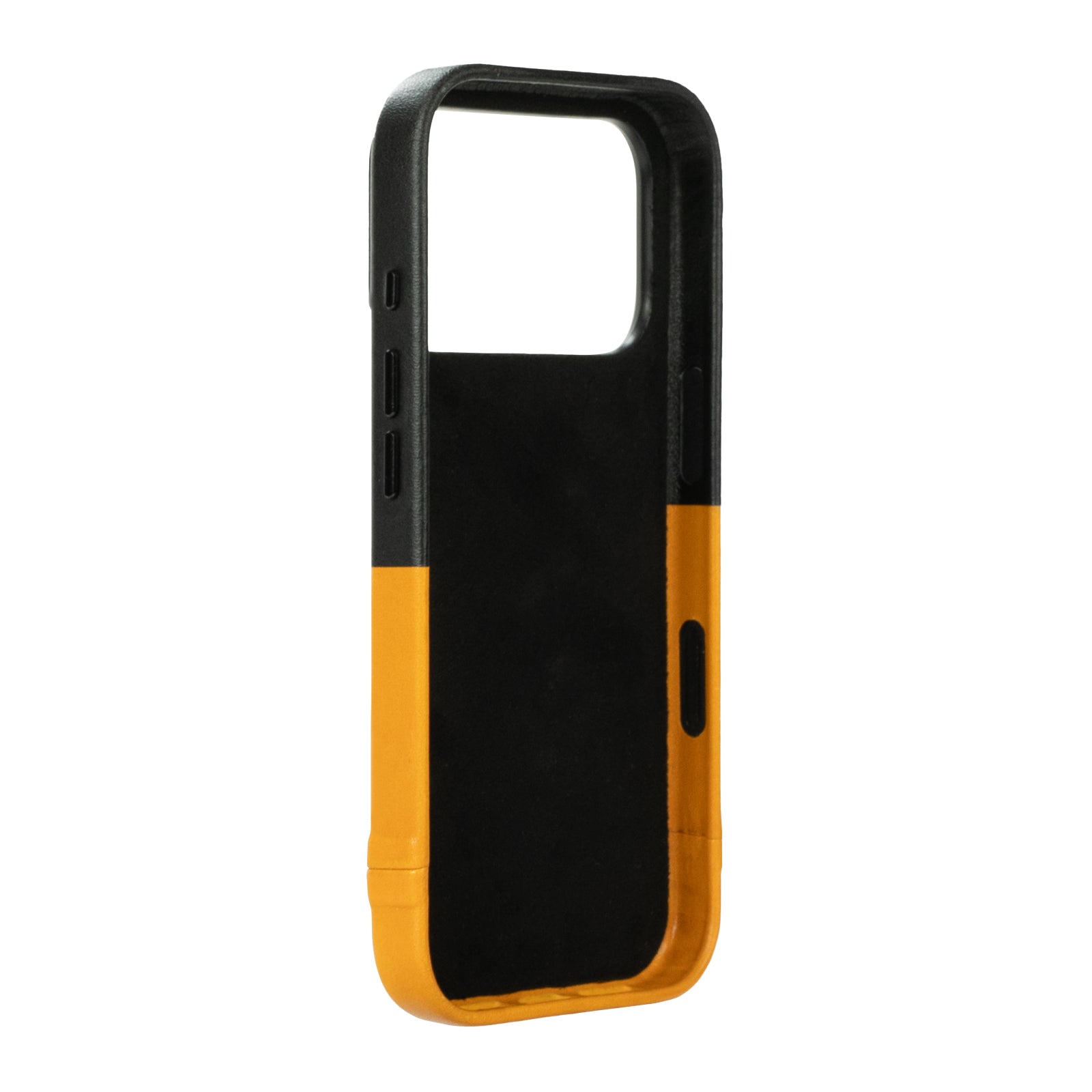 iPhone 17 Pro - Metro Leather Wallet Case - Caramel brown/Raven black