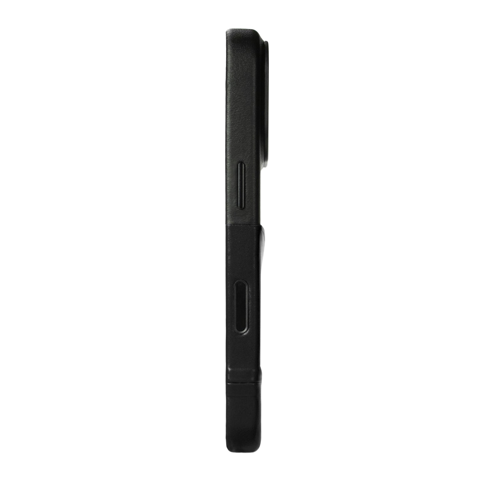 iPhone 17 Pro - Metro Leather Wallet Case - Raven Black