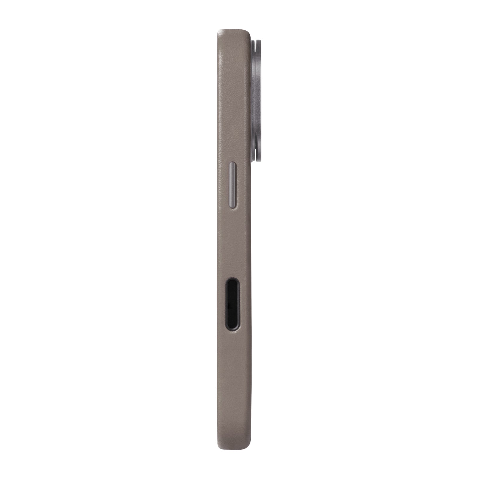 iPhone 17 Pro - Uplop Magnetic Stand Leather Case - Cement Gray