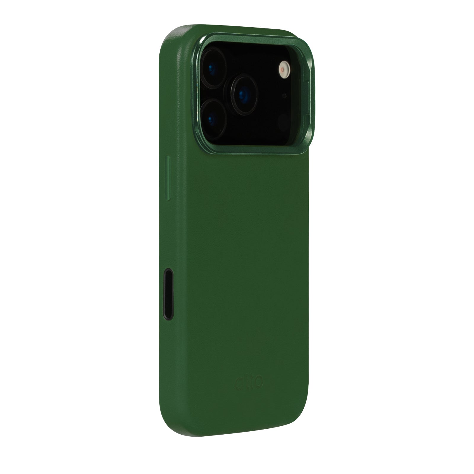 iPhone 17 Pro - Uplop Magnetic Stand Leather Case - Forest Green