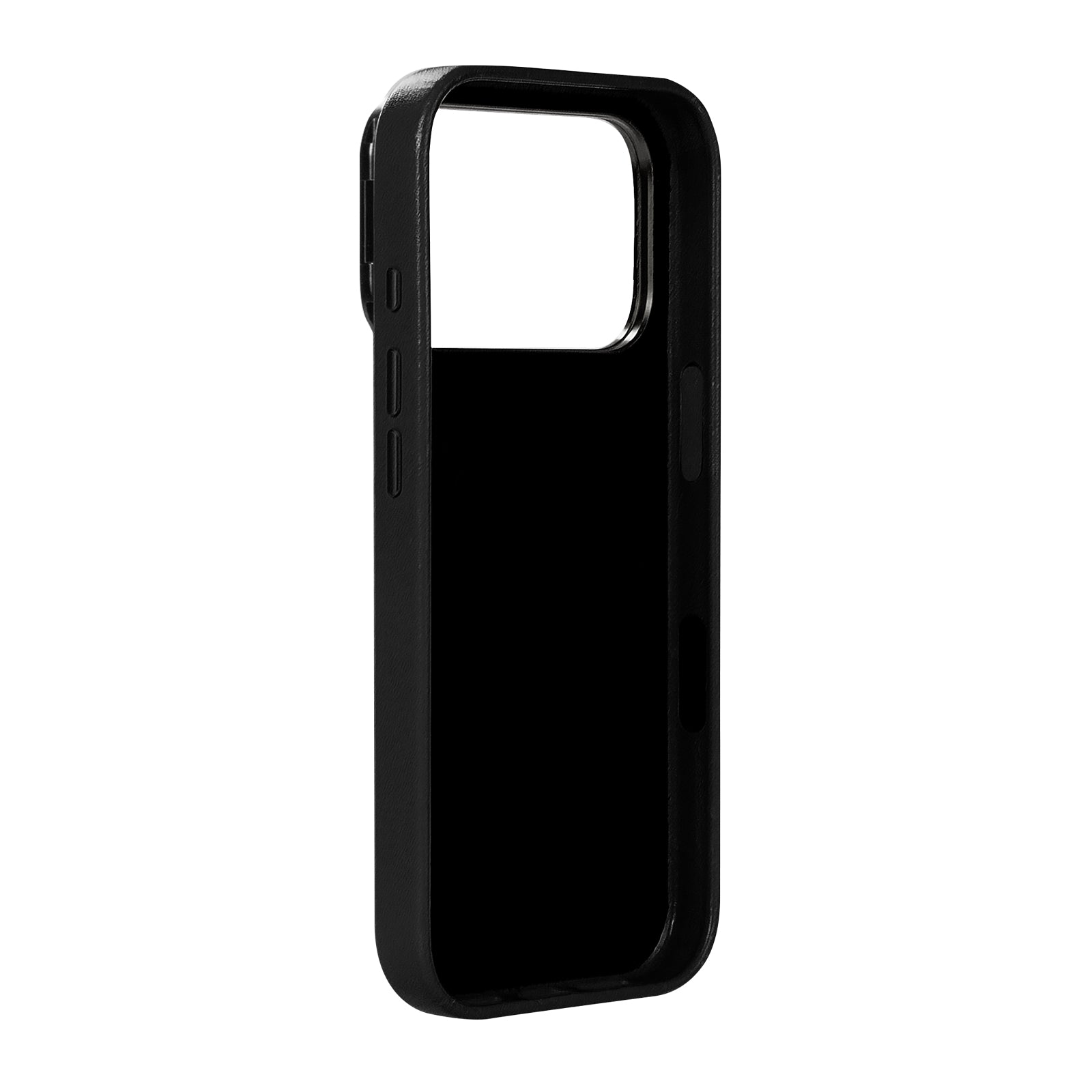 iPhone 17 Pro - Uplop Magnetic Stand Leather Case - Raven Black