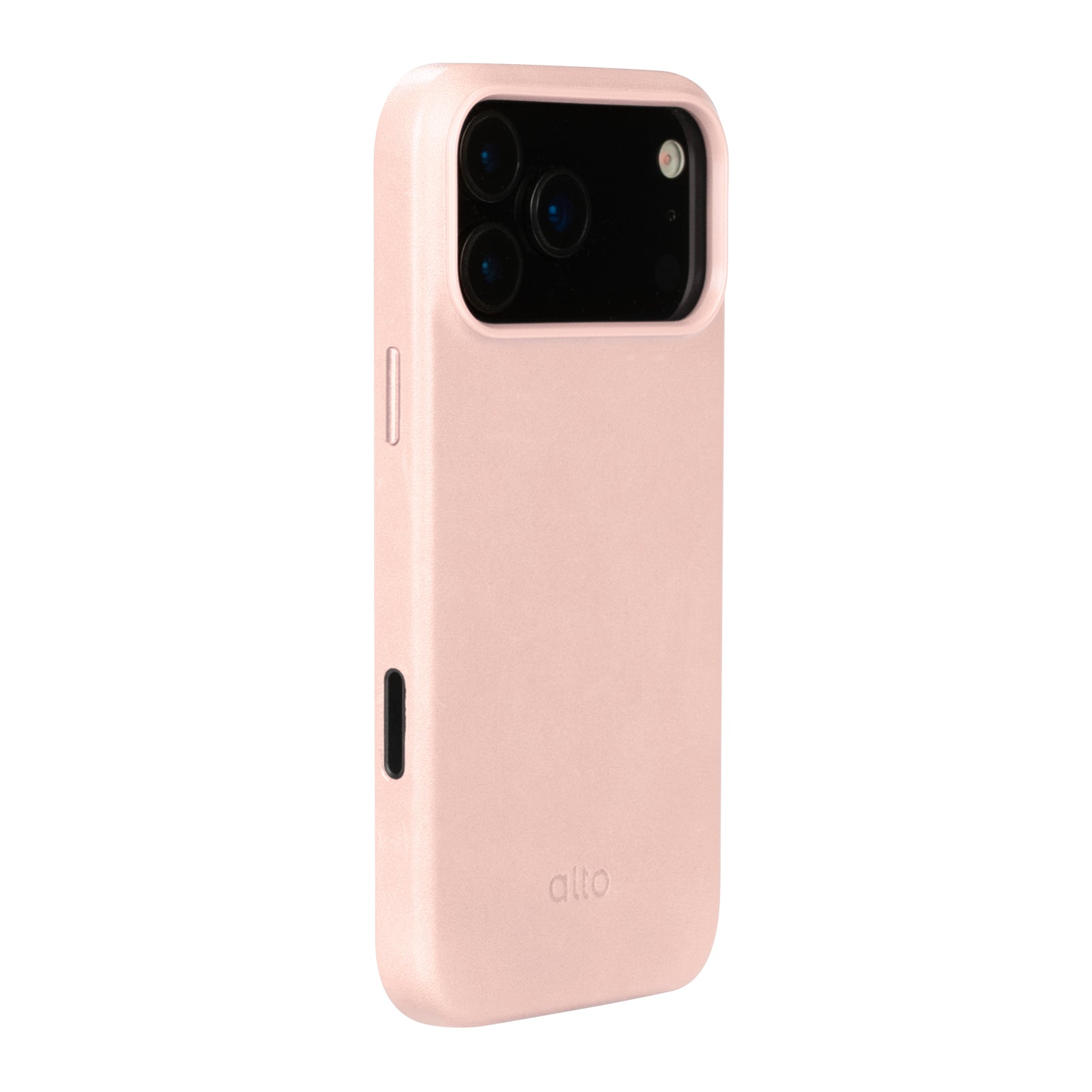 iPhone 17 Pro Max - Clop Magnetic Leather Case - Misty Pink