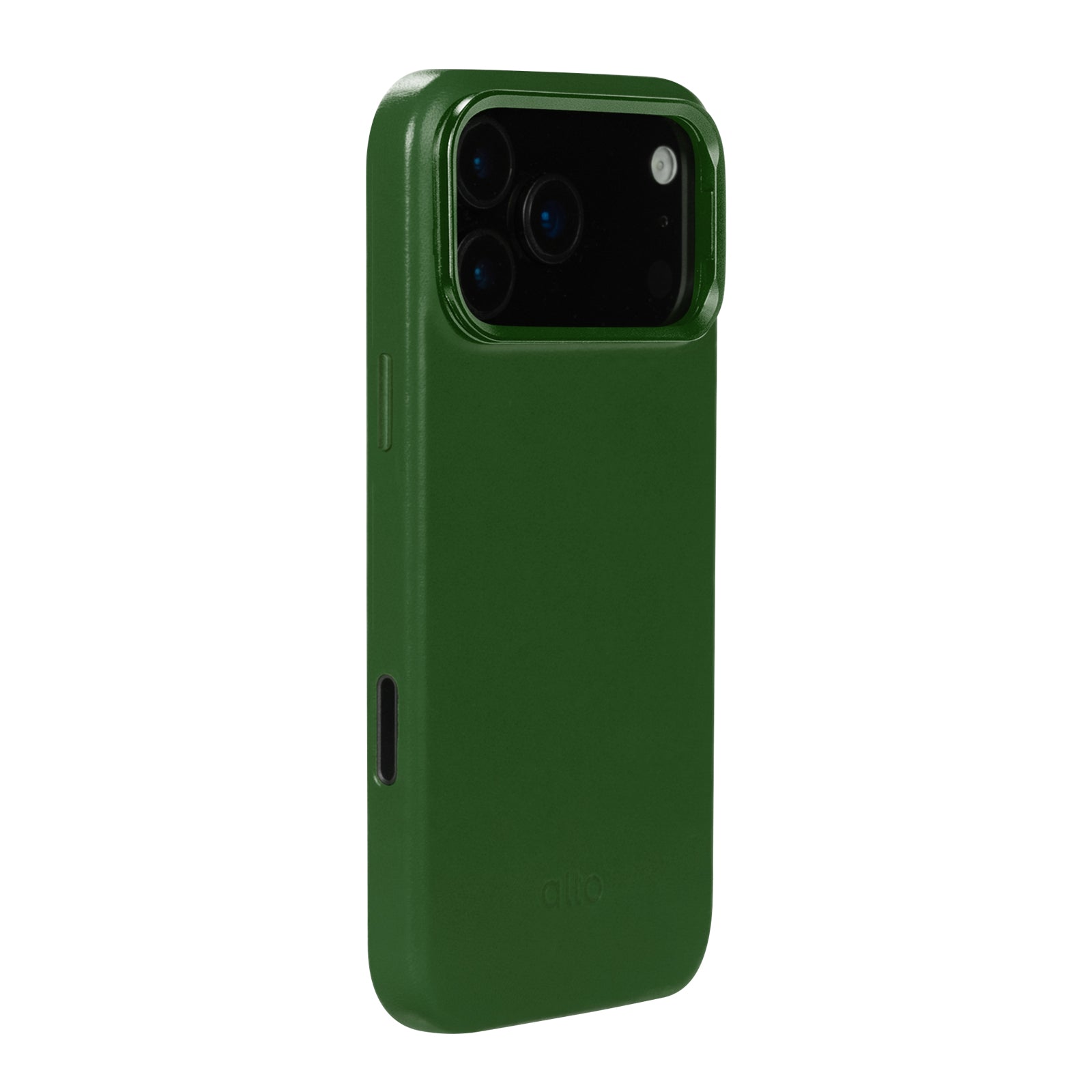 iPhone 17 Pro Max - Uplop Magnetic Stand Leather Case - Forest Green