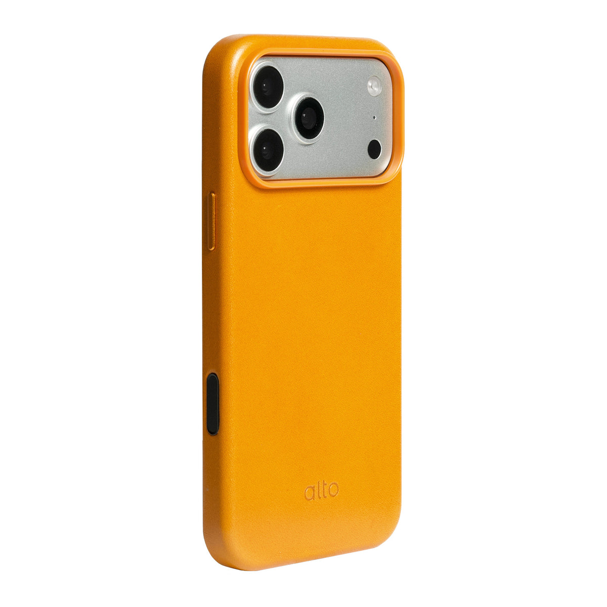 iPhone 18 Pro Max - Clop Magnetic Leather Case - Caramel Brown