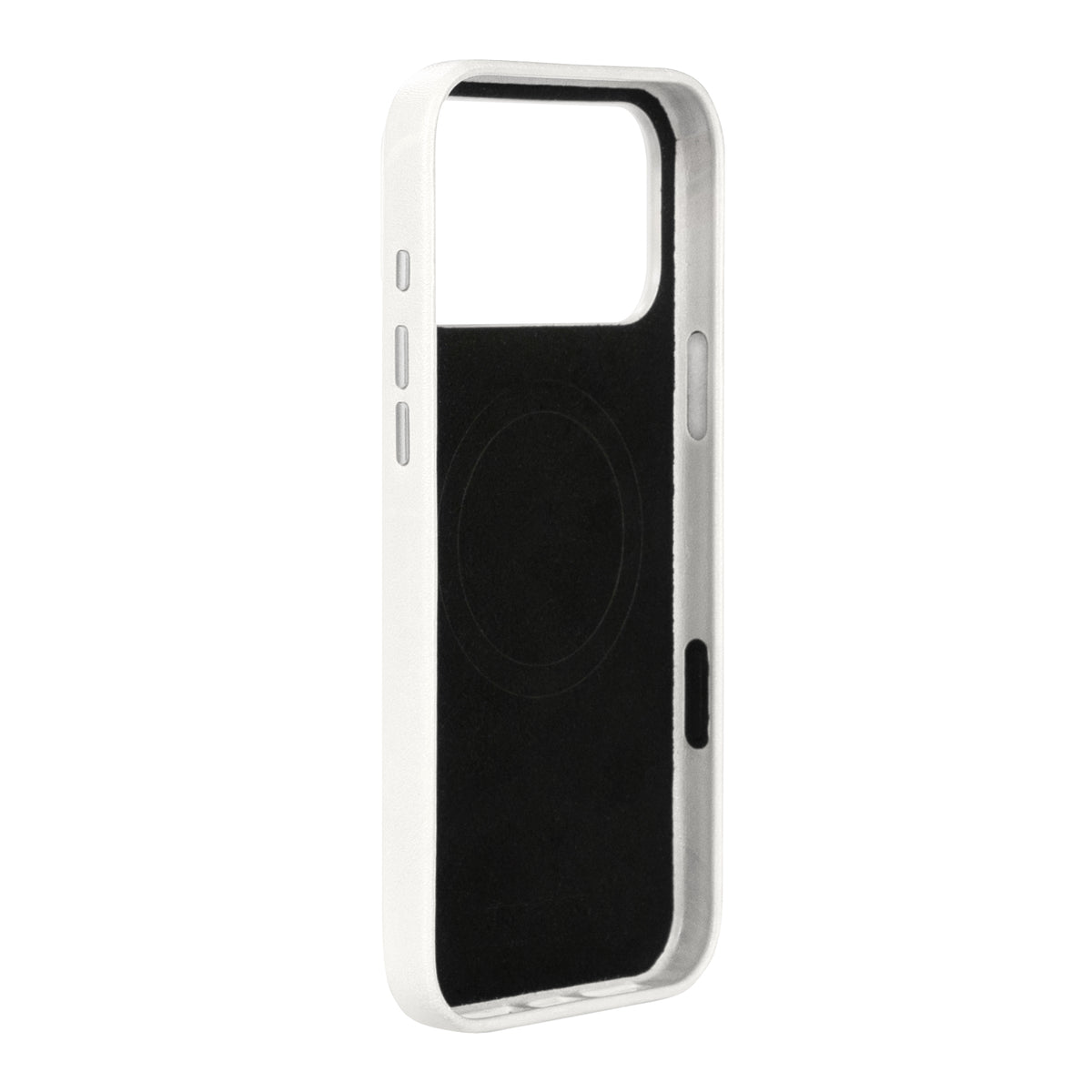 iPhone 18 Pro Max - Clop Magnetic Leather Case - Frost White