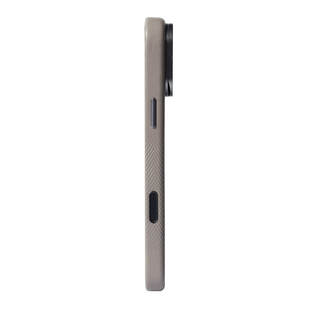 iPhone 18 Pro Max/17 Pro Max - Herring Magnetic Stand Leather Case - Cement Gray