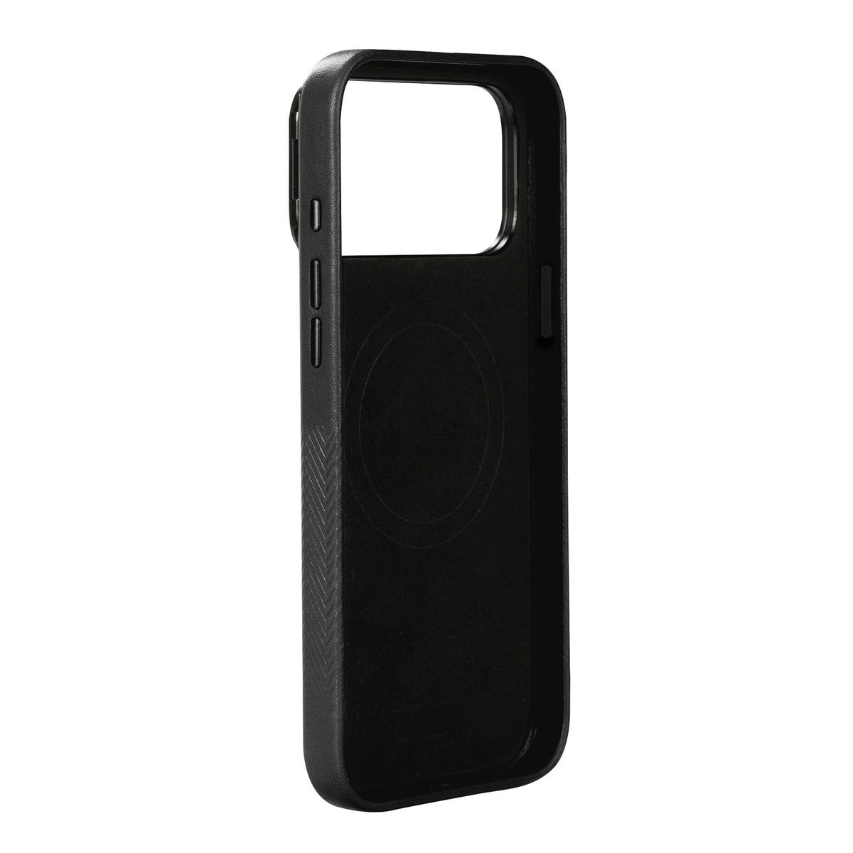 iPhone 18 Pro Max/17 Pro Max - Herring Magnetic Stand Leather Case - Raven Black