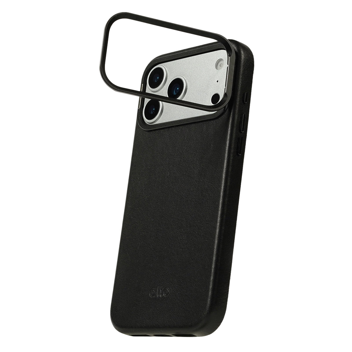 iPhone 18 Pro Max /17 Pro Max - Uplop Magnetic Stand Leather Case - Raven Black