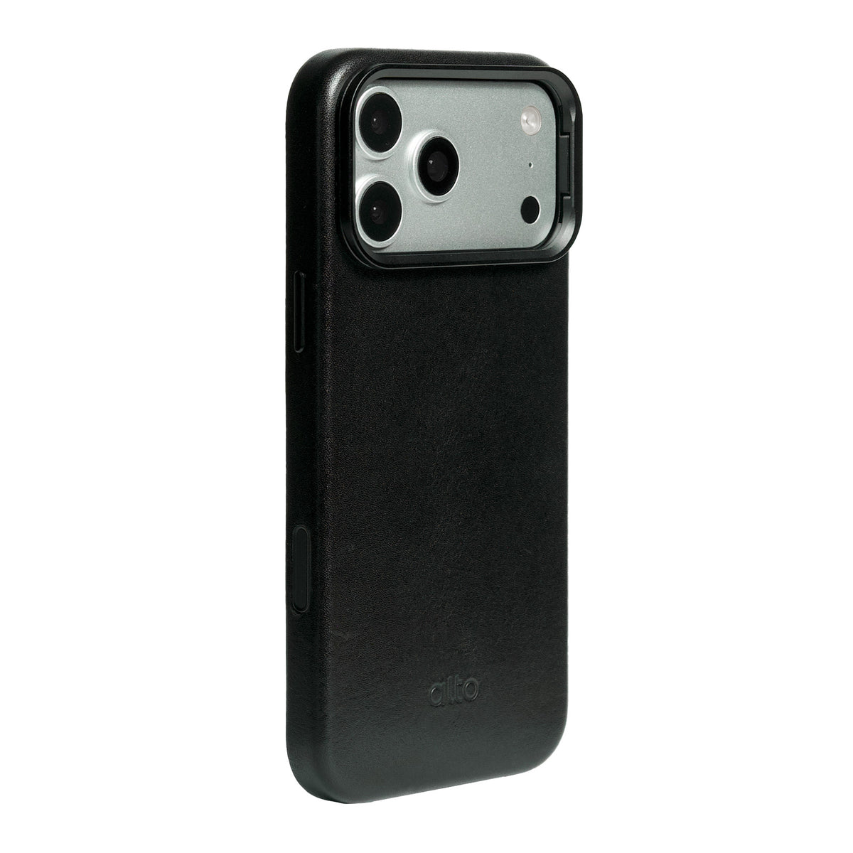 iPhone 18 Pro Max /17 Pro Max - Uplop Magnetic Stand Leather Case - Raven Black