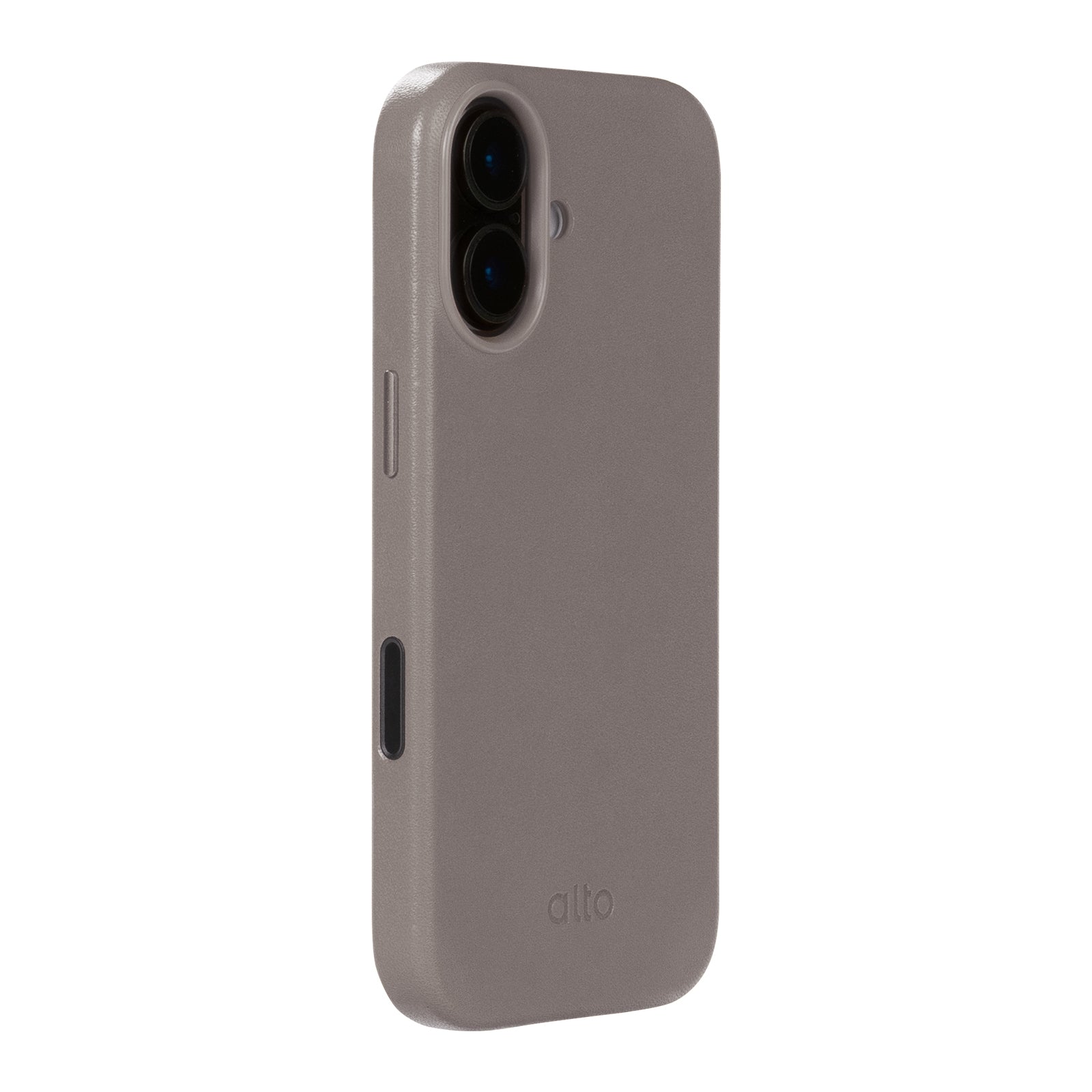 iPhone 17 - Clop Magnetic Leather Case - Cement
