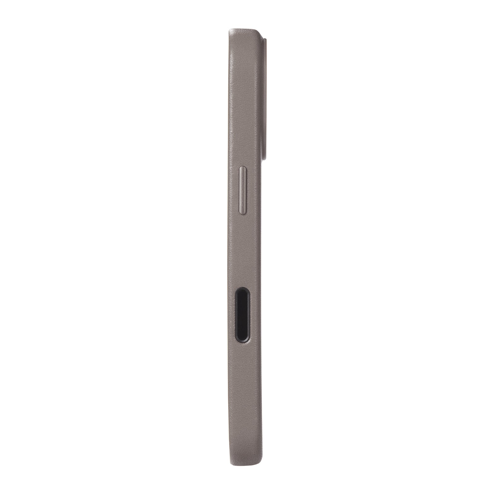 iPhone 17 - Clop Magnetic Leather Case - Cement