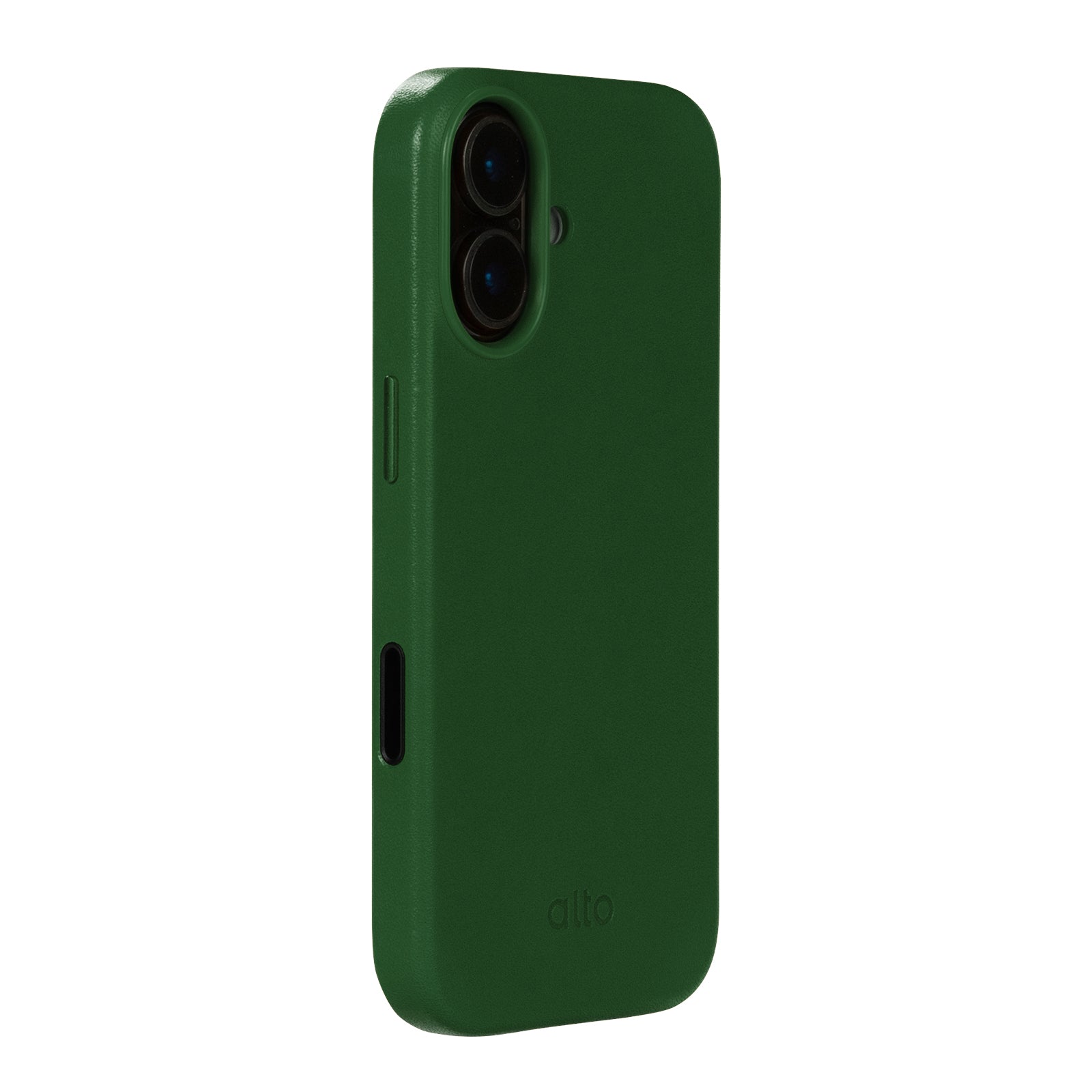 iPhone 17 - Clop Magnetic Leather Case - Forest Green