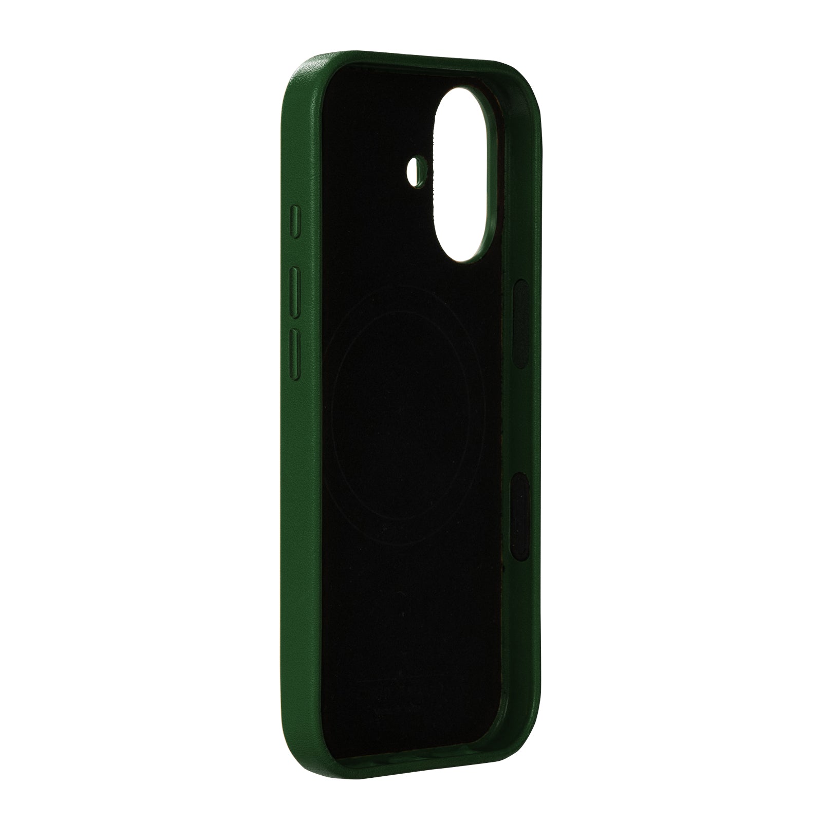 iPhone 17 - Clop Magnetic Leather Case - Forest Green