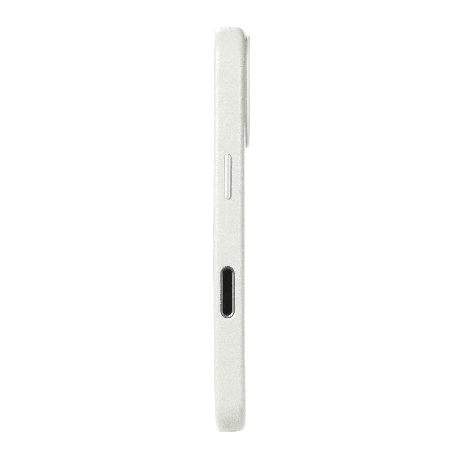 iPhone 17 - Clop Magnetic Leather Case - Forst White