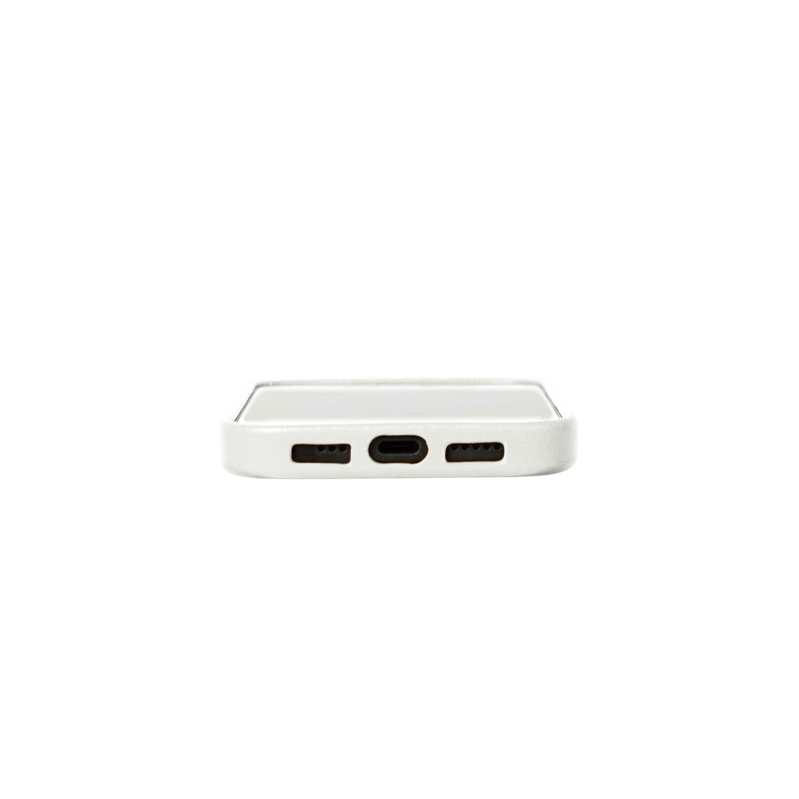 iPhone 17 - Clop Magnetic Leather Case - Forst White