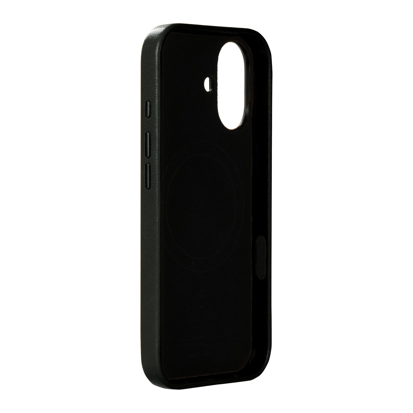 iPhone 17 - Clop Magnetic Leather Case - Raven Black